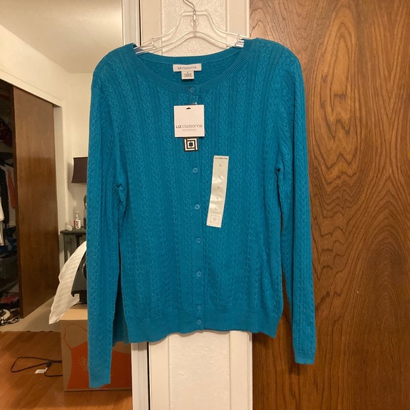 Liz Claiborne Sweaters - Liz Claiborne Blue Cardigan